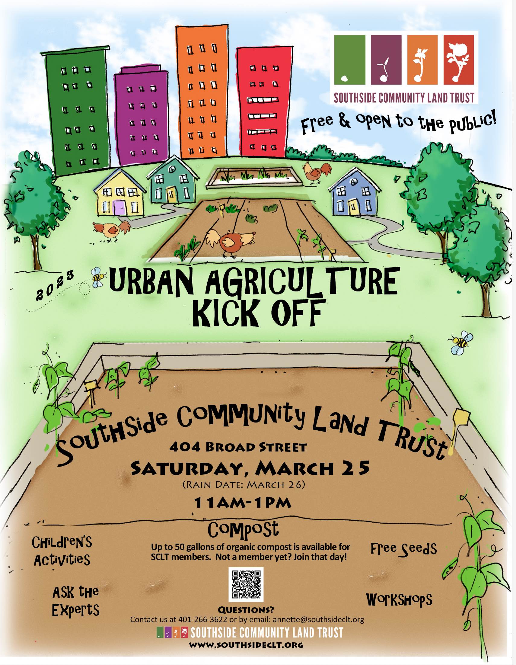 flyer for 2023 Urban Agriculture Kick-off