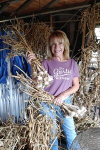 Sharon Damore grew 26 varieties of garlic this past year – more than 4,000 bulbs – at Urban Edge Farm.